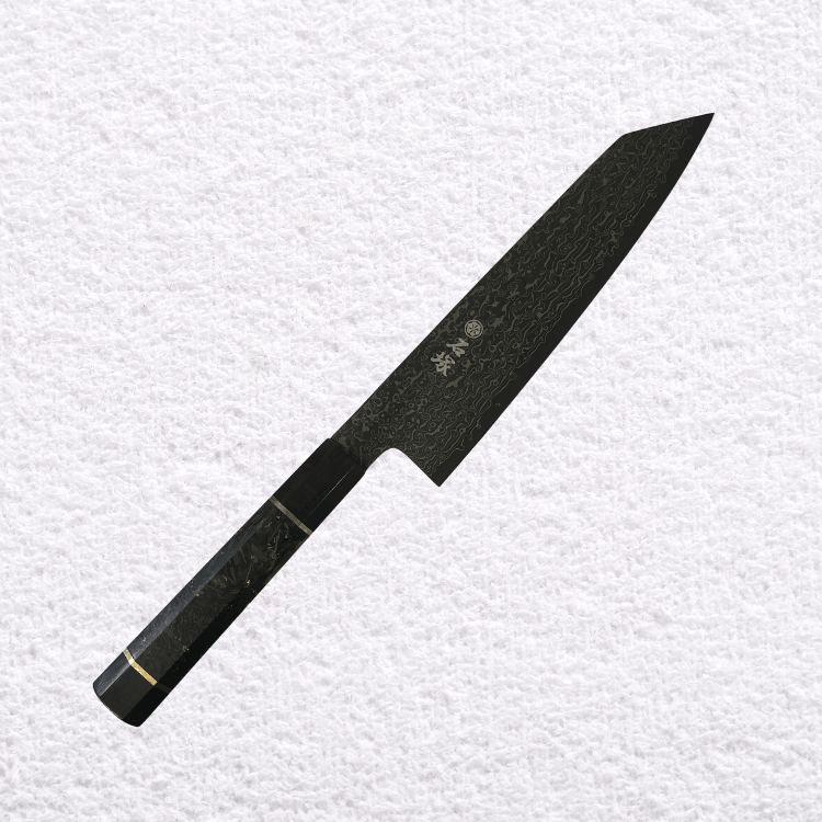 Ishizuka ORIGINAL Knife™ - Gyuto Kiritsuke Black Damascus 210mm