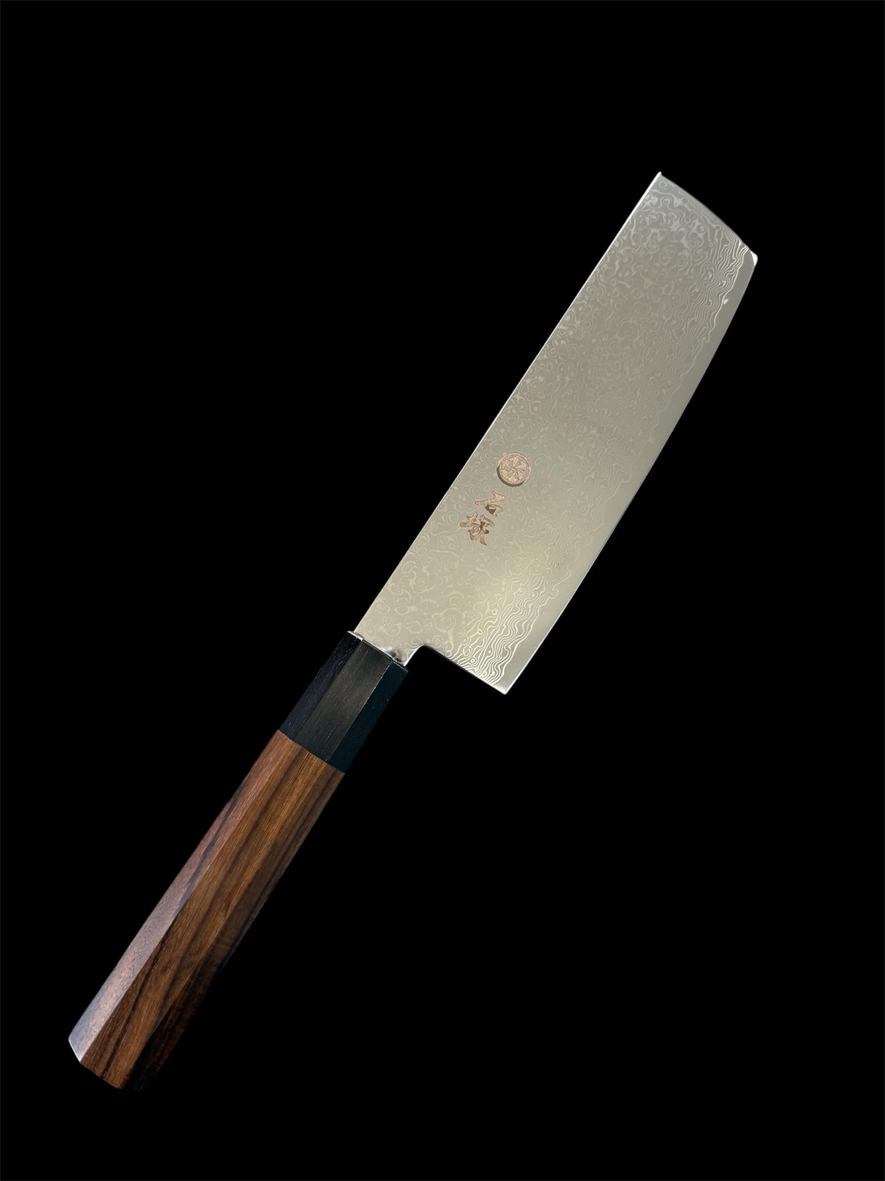 Ishizuka ORIGINAL Knife™ - Damascus VG10 Sandalwood - Nakiri 180mm
