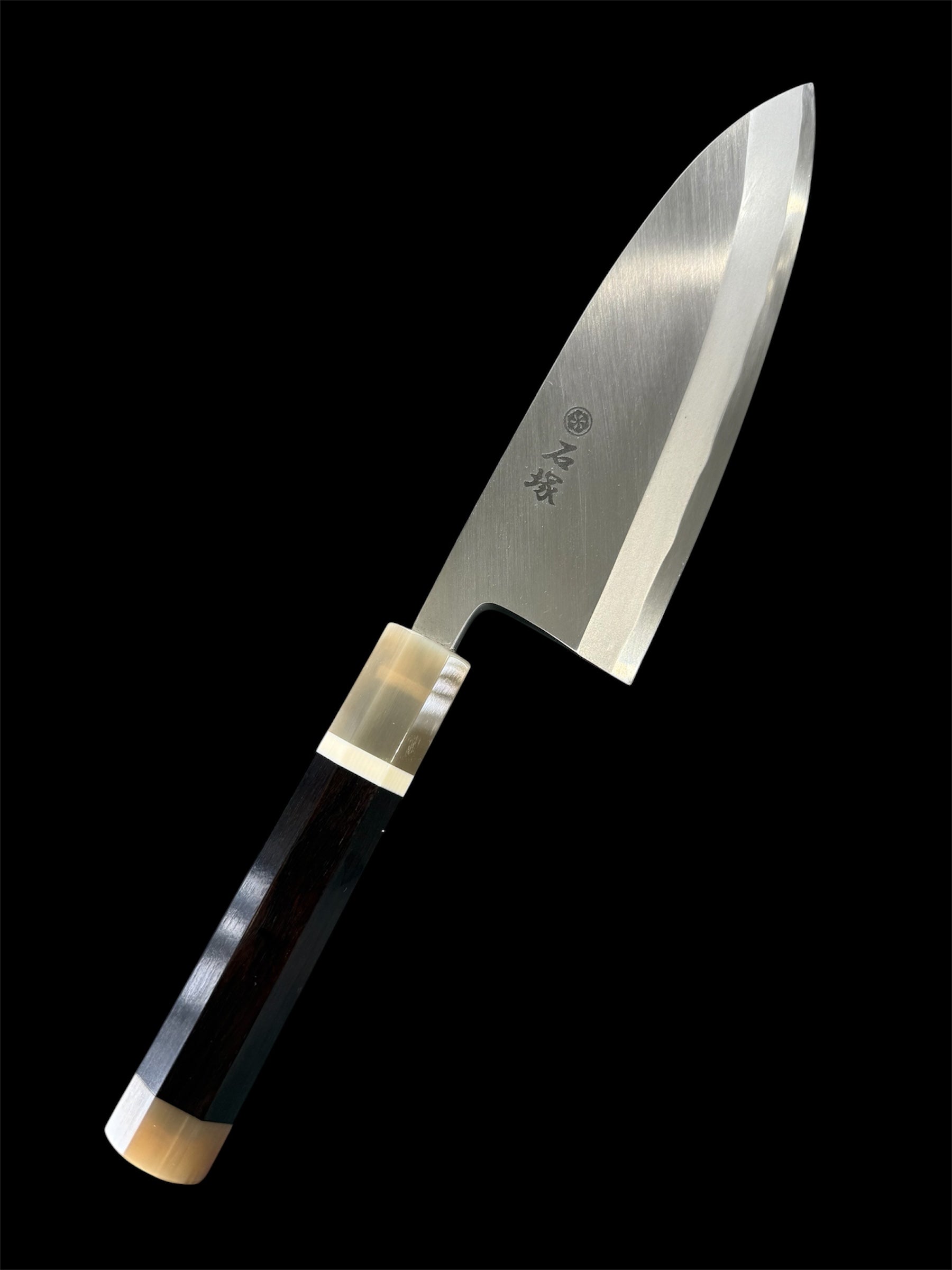 Ishizuka ORIGINAL Knife™ - Aoko Ebony + Buffalo Horn - Deba 180mm