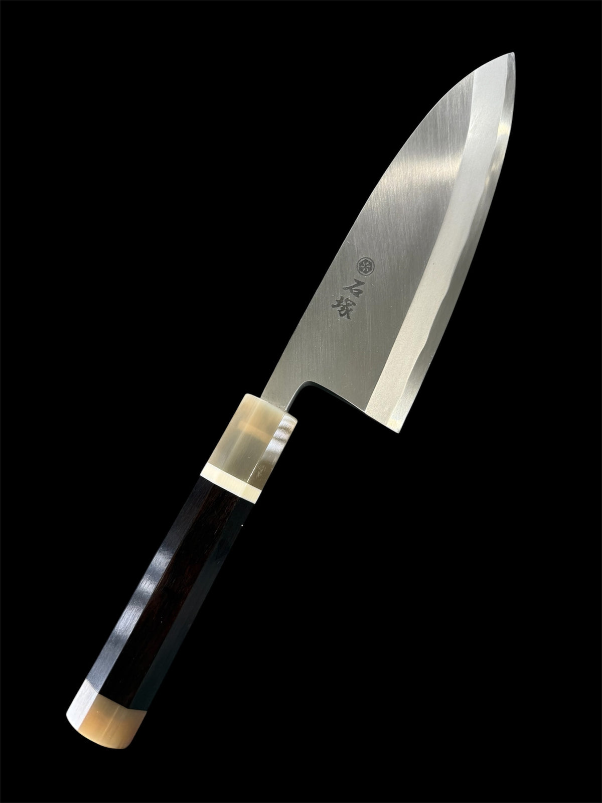 Ishizuka ORIGINAL Knife™ - Aoko Ebony + Buffalo Horn - Deba 180mm