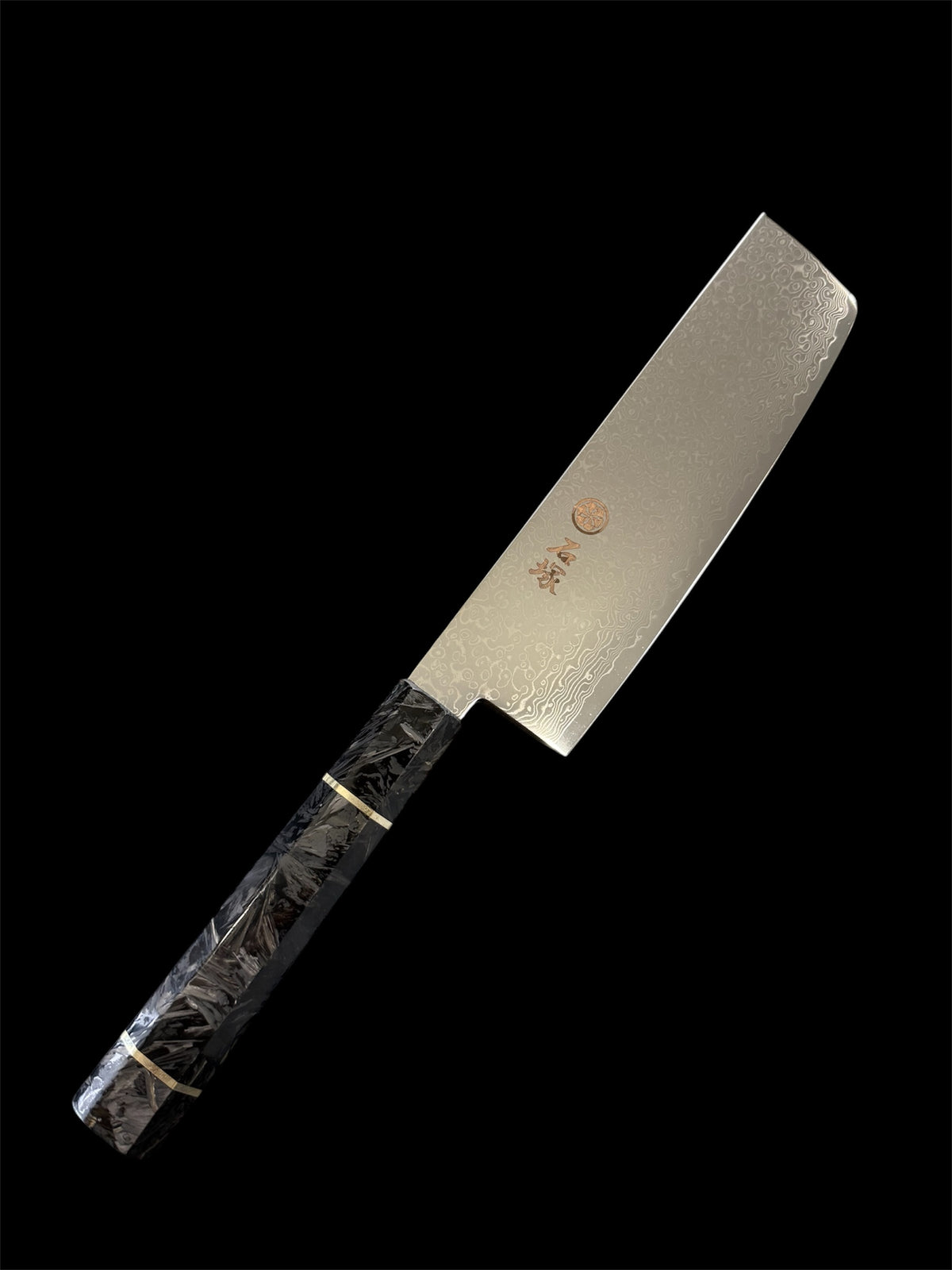 Ishizuka ORIGINAL Knife™ - Damascus VG10 Resin - Nakiri 180mm