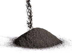 Polvo de hierro para piedras